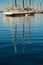 Wooden Boats Reflections Vertical