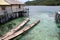 Wooden boats in Togian islands