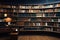 Wooden bookshelf proudly displays a collection of well loved books