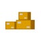 Wooden box. Stack Packaging and parcel. Logistics and storage of goods