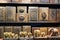 Wooden boxes at a market in malaysia