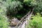 Wooden bridge over Erma River