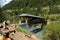 Wooden Bridge with Roof - Engadine Switzerland