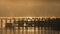 Wooden bridge of Sangkhlaburi in Kanjanaburi province,Thailand, Morning day.