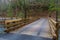 Wooden bridge in Smoky Mountain