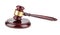 Wooden brown gavel