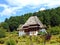 Wooden building at Barsana orthodox monastery, Maramures