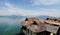 Wooden bungalows at Hon Mun island in Nha Trang, Vietnam