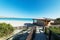 Wooden cabin in La Pelosa beach