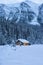 Wooden cabin, Lake Louise, Canada