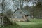 Wooden cabin in Pakri islands, Estonia