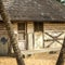 Wooden cabin in west coast Africa