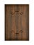 Wooden cabinet door