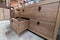 Wooden cabinet drawer box in bedroom luxury dressing room