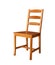 Wooden chair isolated