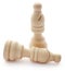 Wooden chess bishop