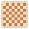 Wooden chess board