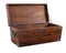 Wooden chest open