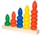 Wooden children\'s toy pyramid a puzzle