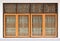 Wooden Chinese style window wall