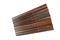 Wooden chopsticks handmade by rosewood on white background