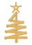 Wooden Christmas tree design