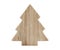 Wooden Christmas tree shape