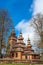 Wooden church in Kwiaton, Poland