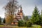 Wooden church in Kwiaton, Poland