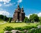 Wooden church. Melniki village, Cherkasy region, Ukraine