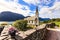 Wooden church in Nes village, Norway