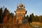 Wooden church of Peter and Paul in Virma, Republic of Karelia, Russia