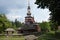 Wooden church of the Protection of the Most Holy Mother of God from Mikulasova, located in Bardejov, Slovakia