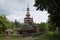 Wooden church of the Protection of the Most Holy Mother of God from Mikulasova, located in Bardejov, Slovakia