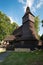 Wooden Church of St Francis of Assisi in a village Hervartov, Slovakia. UNESCO Word Heritage site