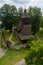 Wooden Church of St Francis of Assisi in a village Hervartov, Slovakia. UNESCO Word Heritage site