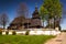 Wooden church in the village of BarwaÅ‚d Dolny, Poland