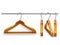 Wooden clothes hangers