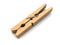 Wooden clothespin