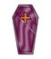 wooden coffin cross death funeral