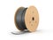 Wooden coil of electric cable