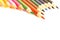 Wooden colorful pencil set for drawing
