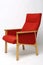 Wooden comfortable armchair antique design