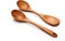 Wooden Cooking Set on White Background