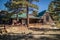 A wooden cottages in Bryce Canyon National Park, Utah