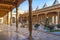 The wooden courtyard of Museum of War