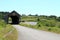 Wooden covered bridge