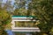 A Wooden Covered Bridge in the countyside of rural America