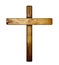 Wooden cross.