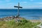 Wooden cross navigation on the Anzer Island